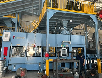  Two DISA automatic casting lines