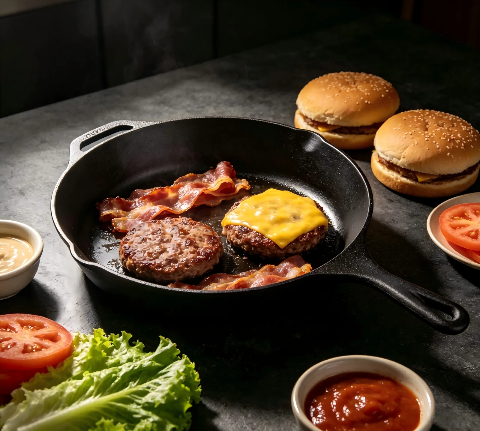 Cast Iron Round Skillet
