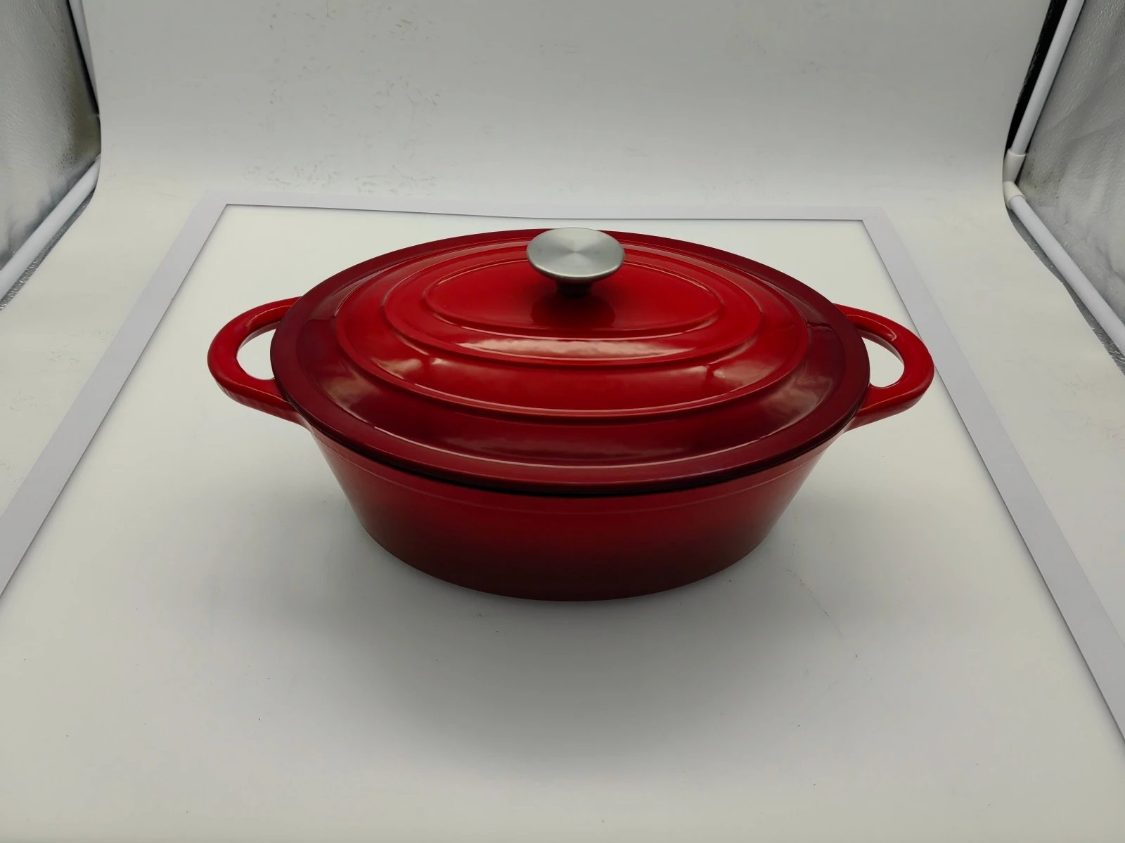 Enameled Cast Iron oval Casserole