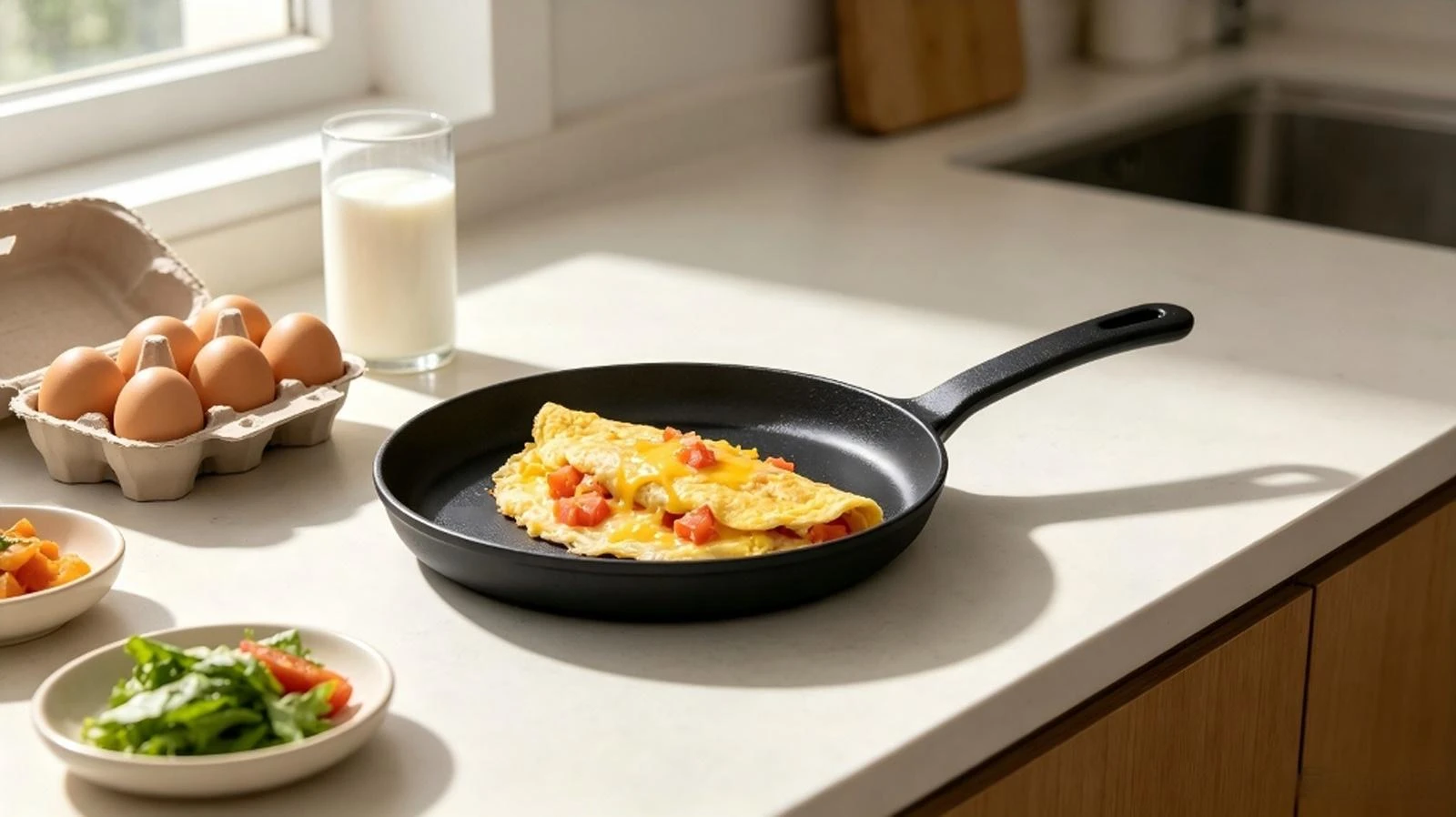 Cast Iron Round Skillet