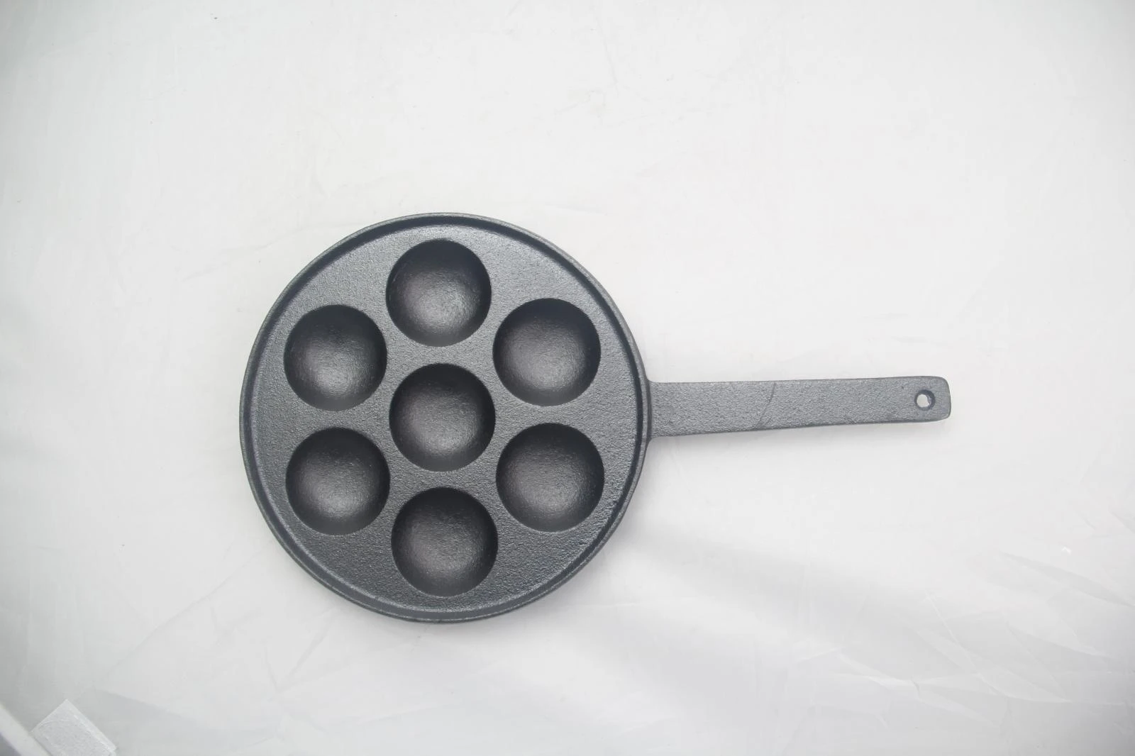 Preseasoned Cast Iron 6 holes Takoyaki Pan, Octopus Ball & Mini Pancake Maker